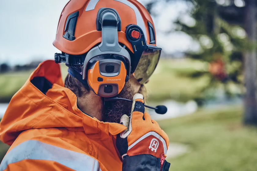 Cuffie protettive Husqvarna X-COM - per elmetto Technical e Arborist Spire